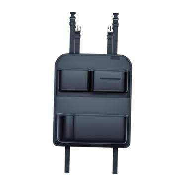 Imagem de KiBcsLic Organizador de banco traseiro de carro suspenso, suporte para garrafa de água, universal, à prova d'água, couro sintético, fácil de instalar,