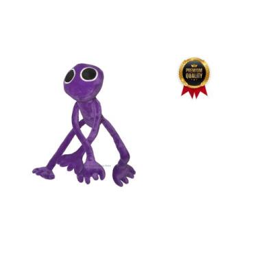 Imagem de Brinquedo de pelúcia Rainbow Friends roxo com 50 cm de altura - Lightb