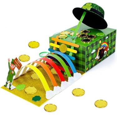 Imagem de Kit de artesanato luck sea St Patricks Day Leprechaun Trap DIY Kids