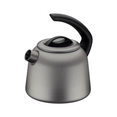 Imagem de Chaleira Tramontina Em Alumínio 2,2 L Com Revestimento Antiaderente Grafite