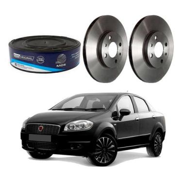 Imagem de Disco Freio Dianteiro Fiat Linea 1.8 16v 2010 A 2016 - MDS