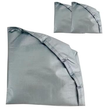 Imagem de Forros de caixa de areia reutilizáveis compatíveis com caixa de areia de gato com capuz, para caixa de areia automática, à prova d'água e à prova de vazamento (pacote com 3)