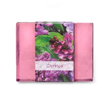 Imagem de Sabonete em barra de glicerina com aroma de seringa – natural, vegano, hipoalergênico – hidratante e hidratante com 100% glicerina vegetal – livre de sulfatos, parabenos, sem produtos químicos – 127 g