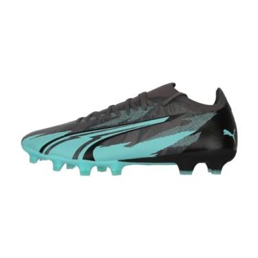 Imagem de Puma Tênis unissex Ultra Match Fg/Ag, cinza/branco/aqua, 43 UE
