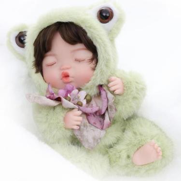 Imagem de Reborn Baby Doll Cloveray Yoyo Frog 25 cm de vinil realista