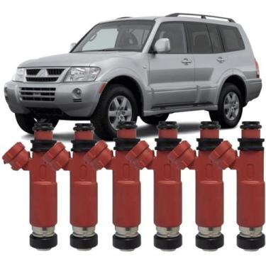 Imagem de Kit 6 bico injetor mitsubishi pajero full sport 3.5 1999-05 - HD
