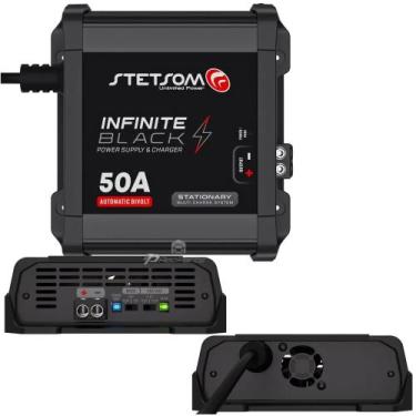 Imagem de Fonte Automotiva Stetsom Infinite Black 50A Bivolt Modo de Carga Intel