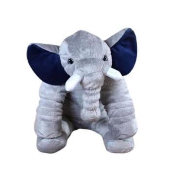 Imagem de Pelúcia Para Bebê Elefante News Almofada Travesseiro Menino Menina 60 