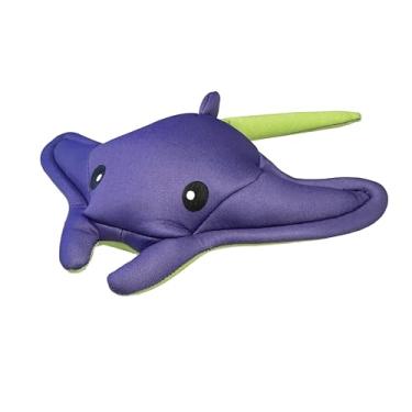 Imagem de FOUFIT Brinquedo para animais de estimação Under The Sea Freeze 'n Float II Stingray, 36 cm, roxo