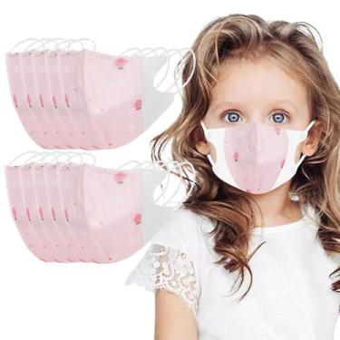 Imagem de Máscara infantil infantil Máscara facial descartável Industrial 3ply E