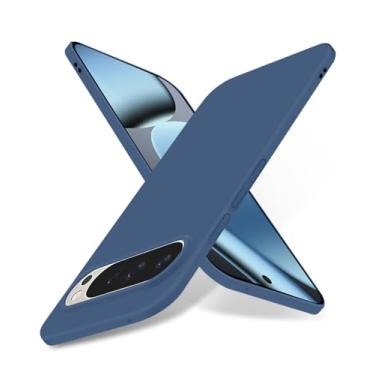 Imagem de Puxssul Capa superfina para Google Pixel 10 / Google Pixel 10 Pro, capa rígida ultrafina antiarranhões [acabamento fosco suave] Capa de telefone minimalista elegante - azul