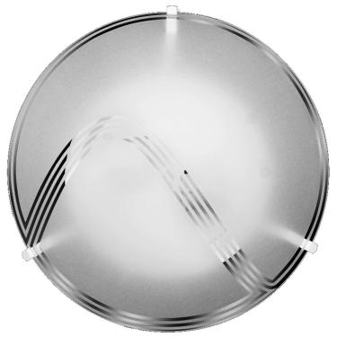 Imagem de Plafon Redondo 30cm Luna - 519 - Ema Plafon Luna Redondo 30cm Ema 0519-000