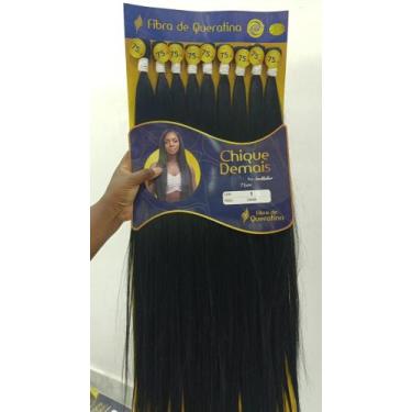 Imagem de Cabelo fibra de queratina chique demais - ser mulher, COR 1