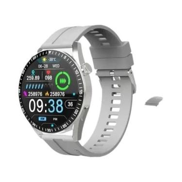 Imagem de Relógio Inteligente Bluetooth Unissex Ola Esporte GT5Pro Com GPS, Moni