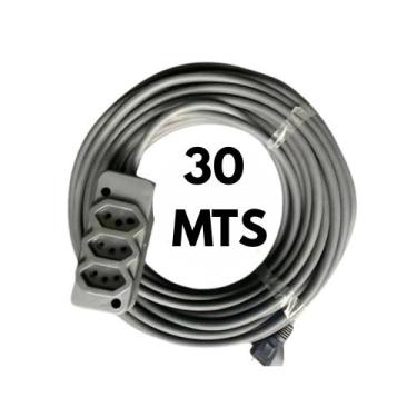 Imagem de Extensão Elétrica Cabo PP 2x2,5mm Tripla  10A 20A  5 a 30 Metros  Alta
