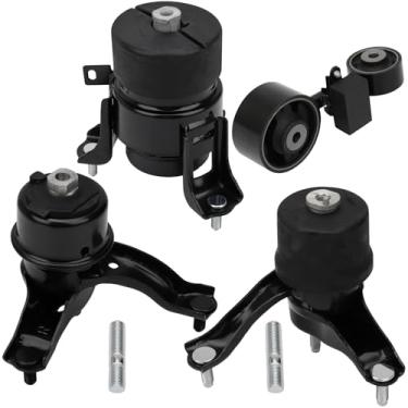 Imagem de BRTEC Conjunto de 4 peças de montagem de motor e transmissão e suporte de torque compatível com Toyota Camry 2007 2008 2009 2010 2011 número de substituição A4274 A62009 A4211 A42079680 12361-0H110