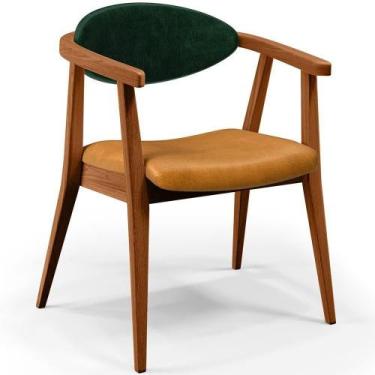 Imagem de Poltrona Decorativa Para Sala De Estar Cecília L02 Facto Verde Musgo m