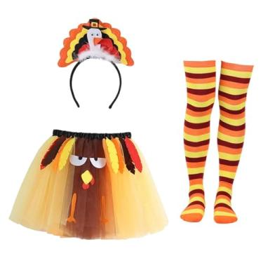 Imagem de Wzmzjy Fantasia de ação de Graças para Adultos, Acessório para Fantasia de Máscara de Halloween