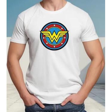 Imagem de Camiseta Camisa Algodão Feminina Masculina Adulto Mulher Maravilha Her