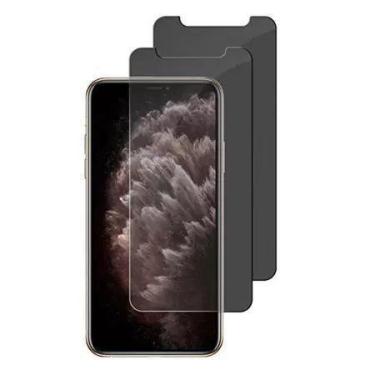 Imagem de Película Anti Espião Privacidade Anti-Spy Fumê Compatível iPhone 11 - 