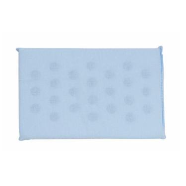 Imagem de Travesseiro Bebê Espuma Liso Azul Com Furos Papi