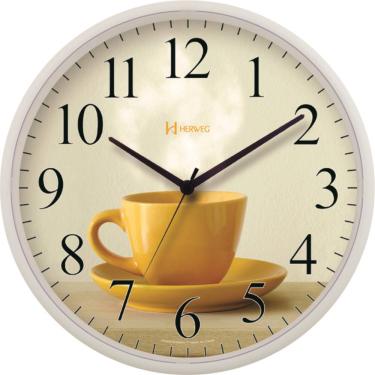 Imagem de Relógio De Parede Herweg Ref: 660098-021 Branco Xícara