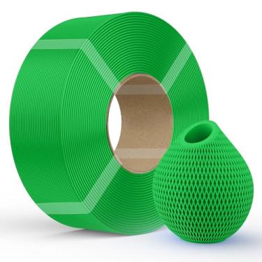 Imagem de Creality Refil de filamento PETG Filamento de impressora 3D, 1 kg 1,75 mm (1,0 kg) Refilamento para carretel reutilizável de laboratório bambu, precisão dimensional ± 0,03 mm, PETG verde