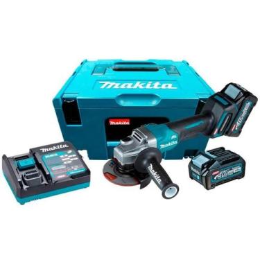 Imagem de Esmerilhadeira 40V Xgt Carregador Makita Ga015Gm201 127V, 110V