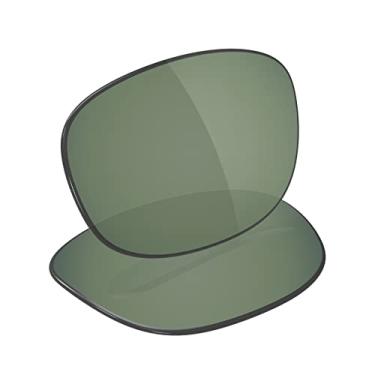 Imagem de Galvanic Lentes de reposição para óculos de sol Oakley Pit Boss 2 OO9137 | Pit Boss 2 Asian Fit (AF) OO9215 - Verde Cinza Polarizado