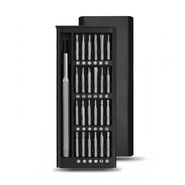 Imagem de Conjunto de chaves de fenda de precisão pequeno 24 em 1, kit de ferramentas de reparo magnético profissional para telefone, computador, relógio, laptop, campainha, óculos, eletrônico