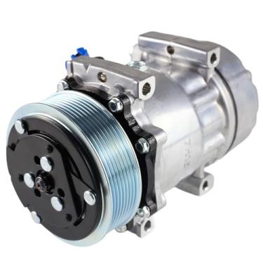 Imagem de Compressor de ar condicionado AC compatível com International Durastar 4300 4400 4300LP MV607 2014-2019, 4034409C1 4034409C2 4034409C3 QP1934
