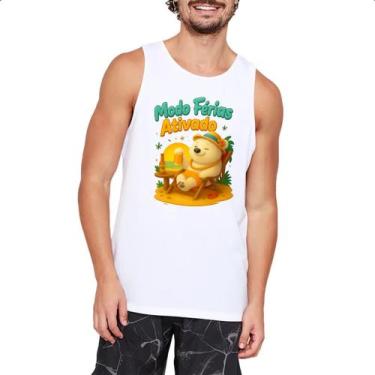 Imagem de Camiseta Regata Urso Polar modo ferias ativado - Alearts, G