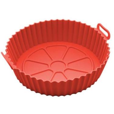 Imagem de Forma Silicone Para Air Fryer Antiderrapante Reutilizável - NoBrand, V