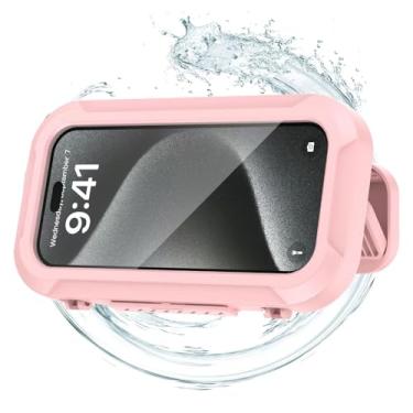 Imagem de Suporte de telefone com rotação de 360°, ângulo ajustável, suporte de telefone montado na parede para banheiro espelho banheira cozinha