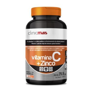 Imagem de Vitamina C + Zinco Vegano 850mg Clinicmais 30 Cápsulas - Clinic Mais