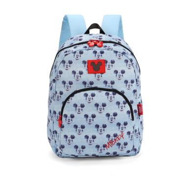 Imagem de Mochila Juvenil Feminina Mickey Mouse Luxcel BMK78647 Azul