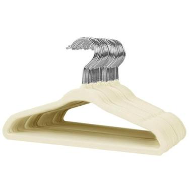 Imagem de Cabides de roupas para bebês Stormix, pacote com 30 unidades, creme an