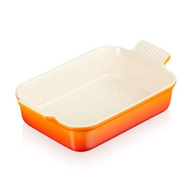 Imagem de TRAVESSA RETANGULAR LE CREUSET HERITAGE 19CM - Laranja 71102190900001