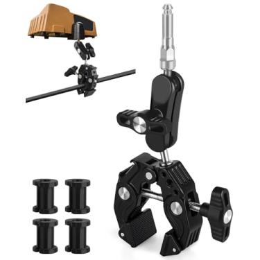 Imagem de Tiga Suporte de braçadeira ajustável para eliminador de odores Ozonics - Compatível com HR230, HR300, HR500, HR600 - Acessório de equipamento de caça para troncos de árvores, persianas estilo cubo