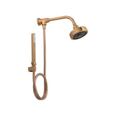 Imagem de Kit Chuveiro Acqua Plus com Desviador e Ducha Manual 1990 Red Gold Deca