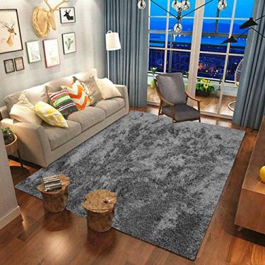 Imagem de Tapete Muito Peludo Aconchego 2,00mx2,50m Cinza Casa Dona
