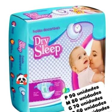 Imagem de Fraldas Descartaveis Infantis Dry Sleep Hiper EG 60 Unidades | Conforto, Proteção e Economia