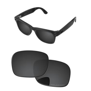 Imagem de PapaViva Lentes de substituição para óculos Ray-Ban Meta Wayfarer Gen 2 RW4012 50 mm AI - fotocromático, anti-embaçamento e anti-luz azul, Preto liso, RW4012 50mm