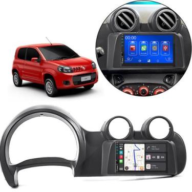 Imagem de Multimídia 7 Polegadas Uno Fiorino 2011-2015 Android-Auto MP5 + Moldur
