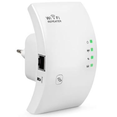 Imagem de Repetidor de Sinal Wi-Fi 1800m Premium | Amplificador de Internet Wireless Ultra Rápido | Expansor de Rede Roteador Sem Fio 2.4G 5G | Conexão Estável para Casa Escritório Notebook TV Console Amplo