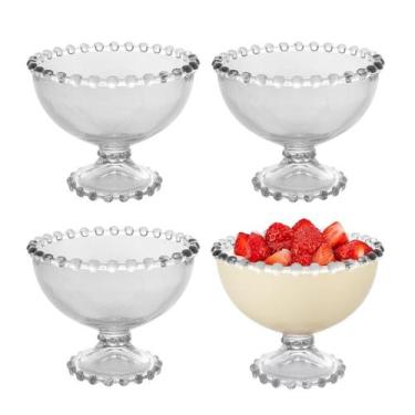 Imagem de Jogo 4 Taças Cristal Chumbo para Sobremesa Pearl Wolff 200ml