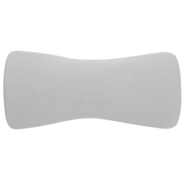 Imagem de Almofada de suporte lombar para dormir, travesseiro ergonômico de cintura com memória para alívio da dor nas costas, travesseiro lombar removível para pessoas que dormem de lado e de costas (cinza)