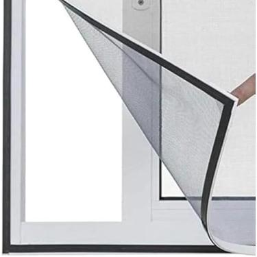Imagem de Tela Mosquiteiro Magnetica Para Janela Rede Removivel Anti Insetos removível Cor:Branco