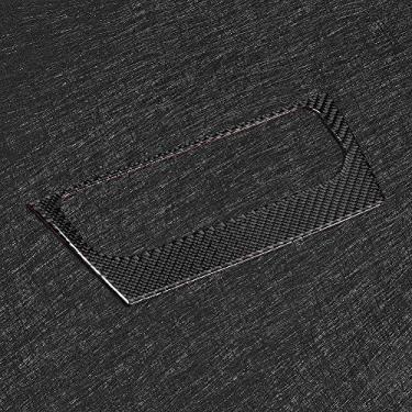 Imagem de aqxreight Adesivo de Acabamento Moldura do Painel do Interruptor de Ar Condicionado de Fibra de Carbono Se Encaixa Perfeitamente para R MK6 2008-2012, Original Ser Bom Material Estilo Grão Claro