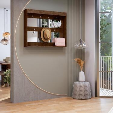 Imagem de Porta Objetos Com Espelho Lucena Malbec